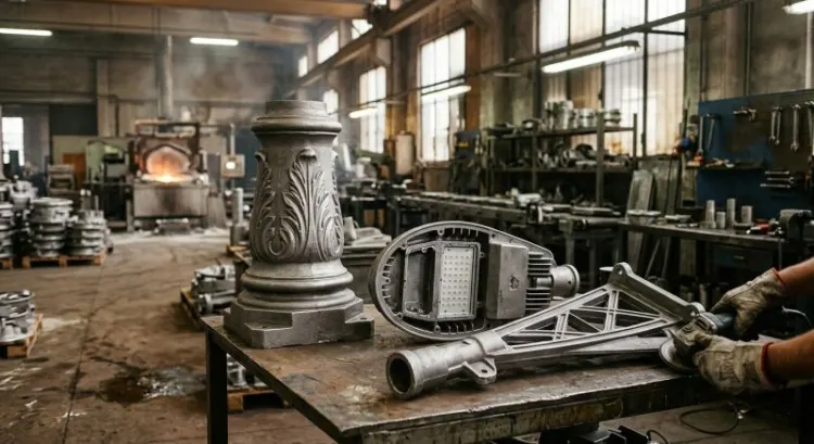 Pièces moulées en aluminium pour l'éclairage public : fabricants en France