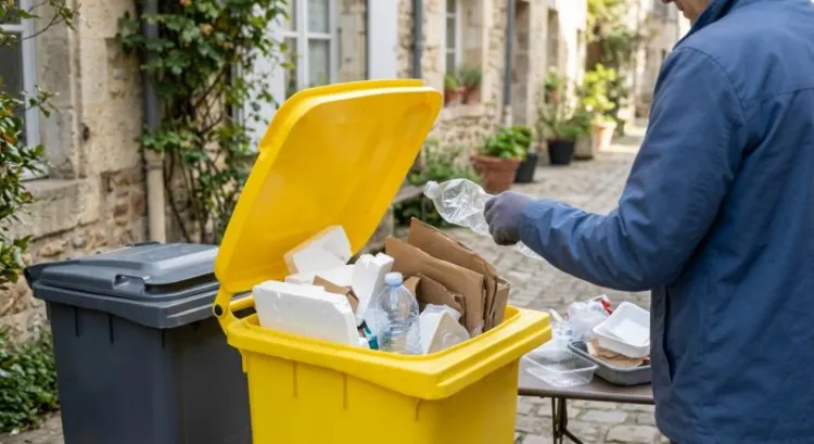 Recyclage des emballages isothermes : polystyrène, carton et bac jaune